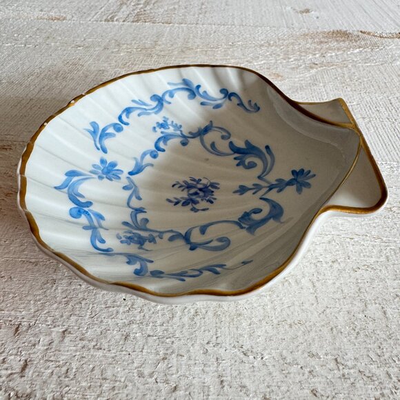 Vintage Limoges France Saks Fifth Avenue Shell Bowl - Picture 5 of 11